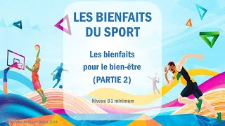 LES BIENFAITS DU SPORT Partie 2 [upl. by Salesin]