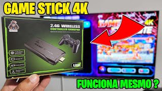 GAME STICK 4K VALE A PENA  MAIS DE 10 MIL JOGOS  LIGANDO PELA PRIMEIRA VEZ [upl. by Airdua]