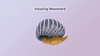 Installing Weaverbird for Grasshopper 3D [upl. by Nager592]