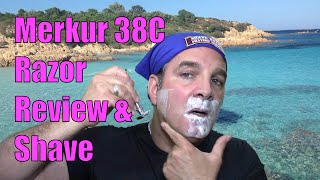 Merkur 38C Safety Razor Review and Shave [upl. by Akeret]