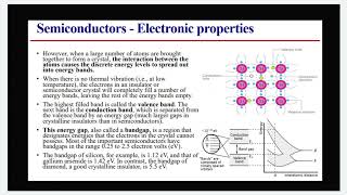 Semiconductors  Doped Semiconductors  ptype  ntype [upl. by Chev79]