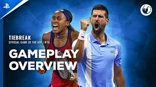 Tiebreak Official game of the ATP and WTA  Gameplay Overview  PS5 amp PS4 Games [upl. by Gytle91]