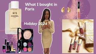 Holiday 2024 MakeupAccessoriesShoppingWhat I bought in Paris [upl. by Golanka348]