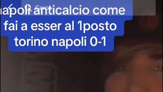 come fa il napoli a esser al primo posto giocando cosi de me nemmeno trapattoni torino napoli 01 [upl. by Eceertal]