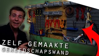 Zelf een GEREEDSCHAPSWAND maken  Van ROMMEL KAMER naar HOME STUDIO  Davey Raaijmakers [upl. by Nicolas]