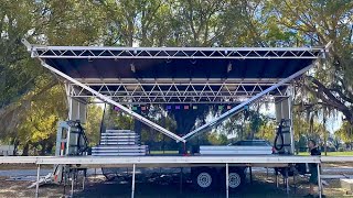 Stageline SL100 Roof Timelapse  Sumter County Fair [upl. by Cassiani180]