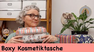 Boxy Kosmetiktasche  neue Nähsets [upl. by Adnaw518]