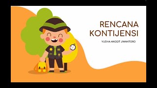 RENCANA KONTIJENSI PRA BENCANA [upl. by Ayihsa]