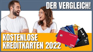 Kreditkarten Vergleich 2022  Kostenlose Kreditkarten [upl. by Hsara]