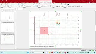 HSQC NMR process in MestReNova software [upl. by Mota631]