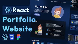 Complete React Portfolio Website Tutorial  Build amp Deploy  Beginners Tutorial [upl. by Claudelle216]