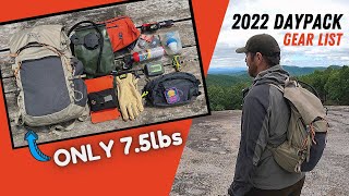 Ultralight Daypack Gear Setup  HIKINGSURVIVALBUSHCRAFT [upl. by Eciram]