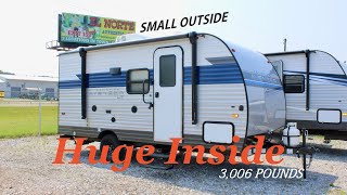 EXTREMELY SMALL Travel Trailer RV  Perfect for SUVs or small Pickups 2022 Prime Time Avenger 16BH [upl. by Itsrejk991]