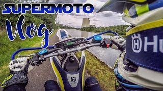 SUPERMOTO VLOG  ON REMONTE EN SELLE APRÈS LA CHUTE [upl. by Ahsain18]