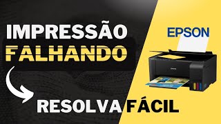 3 MANEIRAS para Resolver Falhas de Impressão nas Epson L3110 L3210 L3150 L3250 [upl. by Canning475]