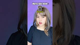 POV  WARNA BAJU JODOH WARNA HITAM pov shortvideo [upl. by Dachi]