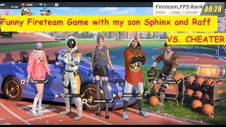 Funny Game with my son SPHINX GAMING AND RAFF VS CHEATER [upl. by Eiramlirpa]