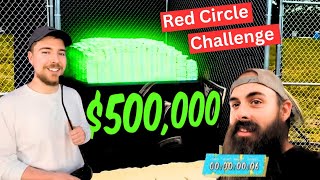 Survive 100 Days In Circle Win 500000 Dollars challenge [upl. by Adnohsak]