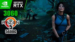 Shadow of the Tomb Raider RTX 3060 12GB amp RYZEN 5 5600G Benchmark 1080p Max Grapichs [upl. by Lot]