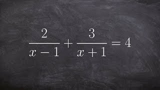 Solving a rational Equation [upl. by Nosemaj]