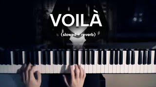 Voilà  Barbara Pravi piano slowed  reverb [upl. by Akiam466]