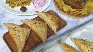 Creamy spinach and Cheese Puff Pastry [upl. by Kora]