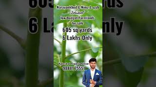 Low Budget Farmlands for sale in Narayankhed  farmlands lowprice neemsboro [upl. by Ecnirp]