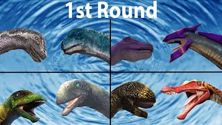 Dinosaur King Arcade 恐竜王アーケード  Water Washout Tournament  Round 1  Part 2 [upl. by Tessi231]