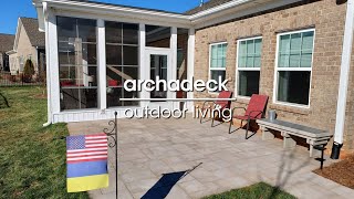 Can You Build a Screened In Porch on an Existing Patio  Screen Porches  3Season Rooms  Archadeck [upl. by Reh]