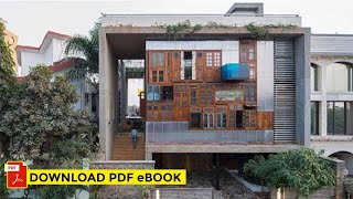 House in Navi Mumbai  Collage House  S  PS Architects Home Tour [upl. by Anidene704]