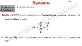 Strain Gauges and Unbonded Strain Gauge [upl. by Upali]