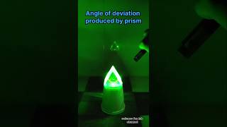 Angle of deviation produced by prism std 10 shorts physics [upl. by Manon852]