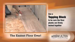 Learn how to Install Allure Ultra SimpleFit Flooring  Official [upl. by Ahsenav370]