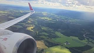 Norwegian 737800 Afternoon Takeoff from Oslo Gardermoen LNNII [upl. by Lotta965]