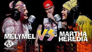 MELYMEL vs MARTHA HEREDIA  Batalla con DJ Scuff [upl. by Rheinlander]