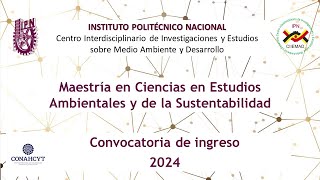 Sesión Informativa para aspirantes MCEAS  Admisión 2024 [upl. by Norrahc]