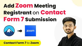 How to Add Zoom Meeting Registrant on Contact Form 7 Submission  Contact Form 7 to Zoom [upl. by Aidnyl]