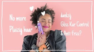 Pluizig haar krullen verzorgen met Gliss Kur Control amp AntiFrizz [upl. by Asilec535]