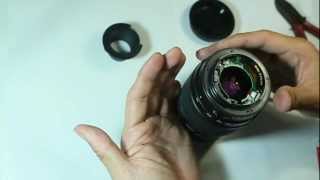 Modify Tamron 70300mm Macro lens in DETAIL STEPS [upl. by Eillime]