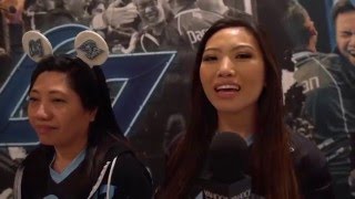 Xmithies mother and sister on CLG Doublelift and rooting for family [upl. by Miarhpe]