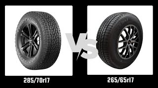 Tire Size 28570r17 vs 26565r17 [upl. by Irtemed]