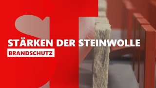 Brandschutz Stärken der Steinwolle  ROCKWOOL [upl. by Ihsoyim785]