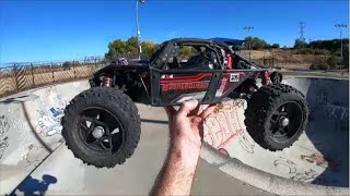 quotConcrete Disciplequot ARRMA TALION 6s Desert Racer vs Skatepark [upl. by Ailekat]