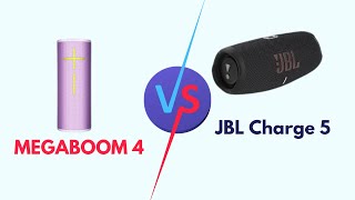 Ultimate Ears MEGABOOM 4 Vs JBL Charge 5 Specs Battery LifeSound Quality Best Bluetooth Speaker [upl. by Maure45]