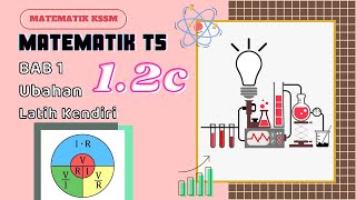 Matematik Tingkatan 5 KSSM Latih Kendiri 12c  ToDo my [upl. by Nikolos650]