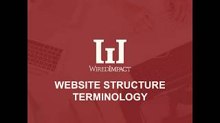 Website Structure Terminology [upl. by Izzy]