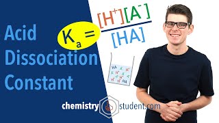 Acid Dissociation Constant Ka and pKa ALevel Chemistry [upl. by Tertius]