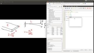 octave 04 cantilever beam deflection [upl. by Eveline516]