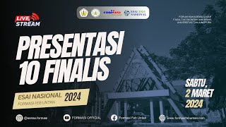 Pengumuman 3 Pemenang Lomba Esai Nasional Formasi 2024 [upl. by Faun560]