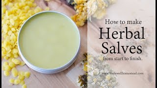 How to Make an Herbal Salve [upl. by Husch]